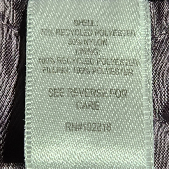 EUC GARNET HILL ESSENTIAL QUILTED COAT - PLUM SZ XL - Picture 9 of 10